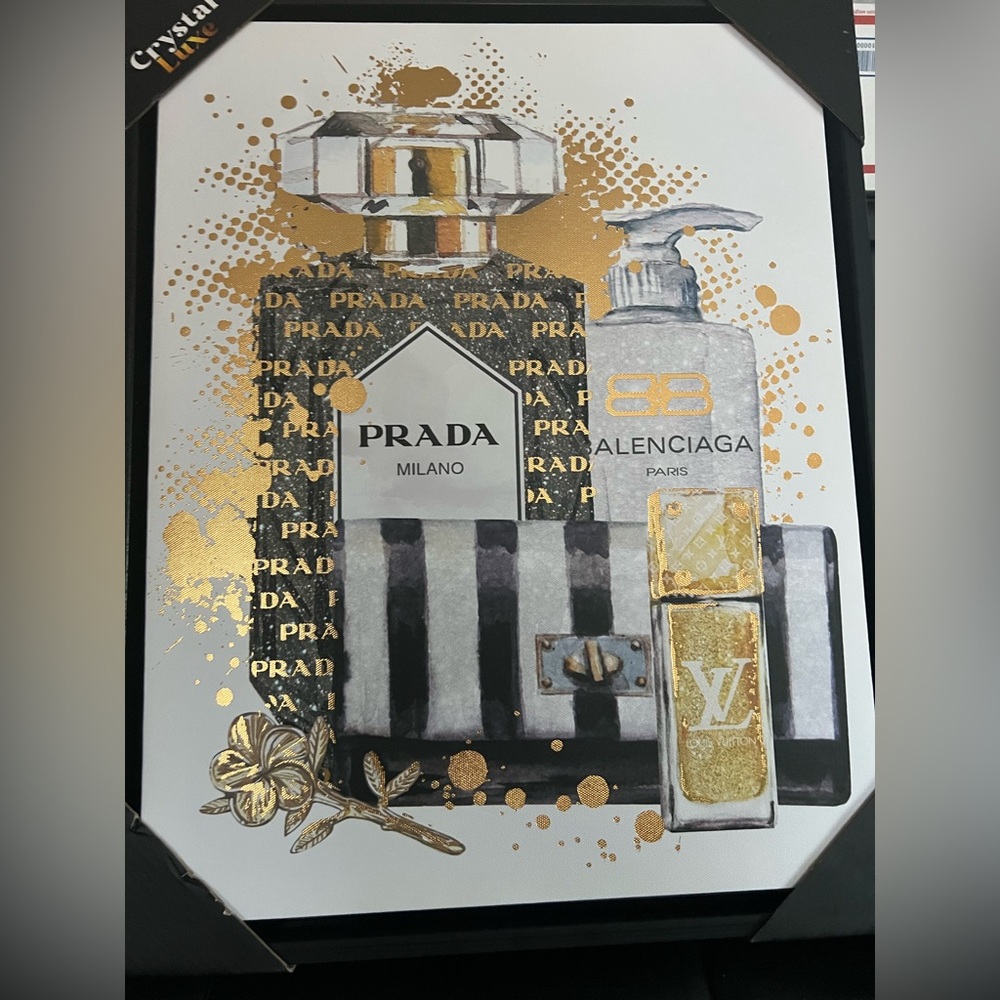Fairchild Paris Vintage Prada Bottle Wall Art